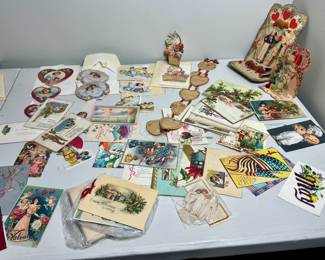 Vintage Valentine/other cards