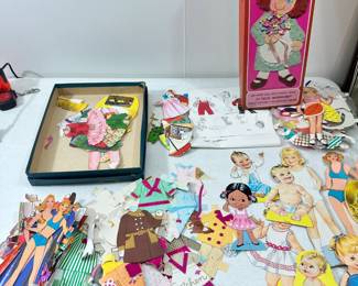 Vintage paper dolls