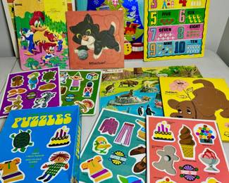 Vintage children's puzzles
