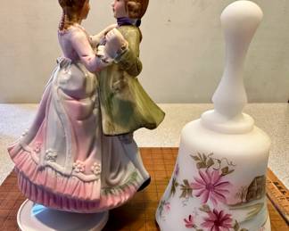 Roating Music Box and Vintage Bell