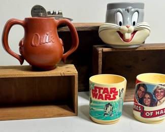 Vntg Star Wars; Dukes of Hazzard, boxes