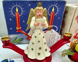 Vintage German Christmas Candle Holder