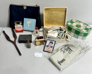 Vntg Jewelry Box, Toiletries,e tc