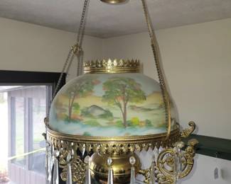 Antique hanging light