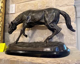 Unsigned bronze believed to be Jack Bryant