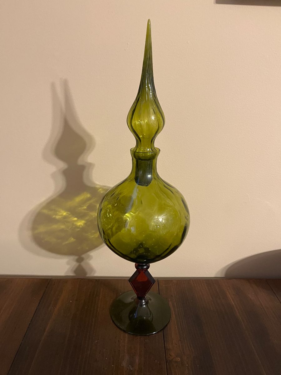 Empoli Glass   MCM  Mid Century Modern