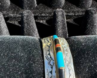Zuni Bracelet, Wedding Set and Ring - pieces have turquoise, Jet, Mother of Pearl