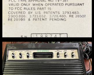 Atari for Sears Telegames System Console, 2 controllers and cords