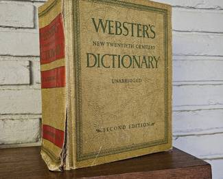 Vintage reading, great decor piece