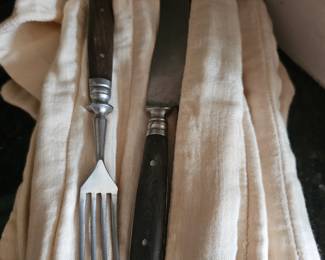 vintage flatware knives and forks