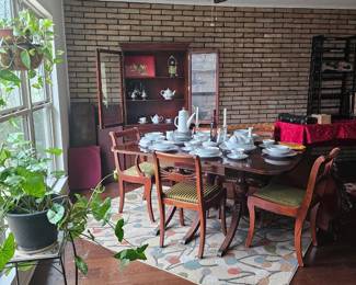 view into the dining room