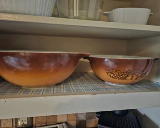 vintage bowls, some wear