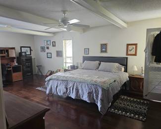 view into the main bedroom
