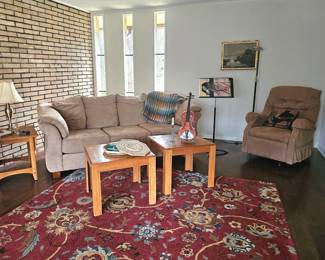 view into the living room