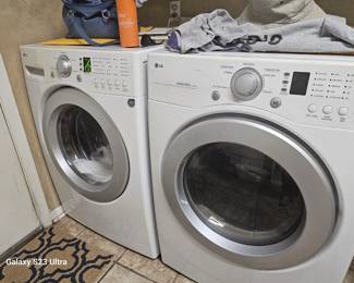 Washer and dryer, sold as pair