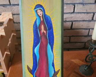painted religious plaque