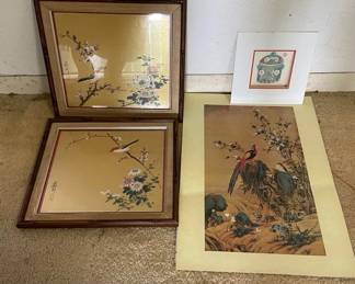 ETS029 - Trio Of Chinese Artwork