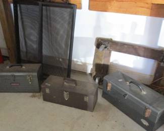 Vintage Tool Boxes Full