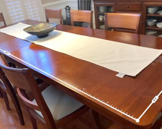 Stunning Dining Set - Expandable Table + 6 Chairs (Neutral)

Description:
Elevate your dining space with this stunning large dining table set. Perfect for hosting, this set balances a classic silhouette with a clean, modern color palette.

The Table: Comes with two additional leaves (currently pictured at full length). It’s a versatile piece that scales up for big holidays or down for everyday use.

The Seating: Includes 2 Captain’s Chairs and 4 Side Chairs.

Condition: The fabric is in excellent condition—a beautiful, neutral cream that fits any decor style.

Simple, classy, and ready for its next home. 