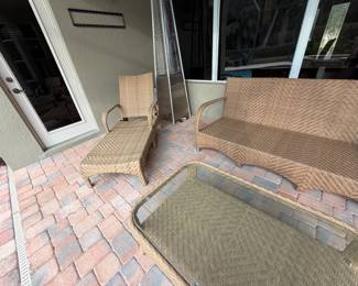 Cushions are inside the house