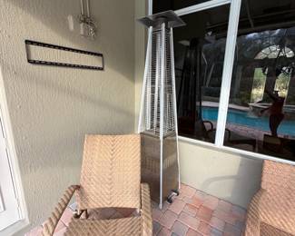 Cushions are inside the house