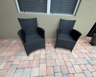 Cushions are inside the house