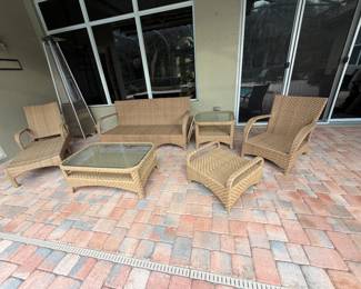 Cushions are inside the house