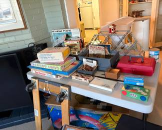 More vintage games and toys for sale during in person shopping hours Friday and Saturday