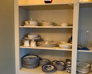 Val St. Lambert, Waterford, Casleton China, Blue Willow Majestic, Minton Gold Cheviot, Lenox, Belleek and more.  For sale  during in person shopping Friday and Saturday unless featured in a photo with a price listed.
