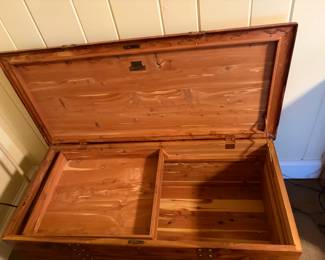 Interior of the Hope chest.