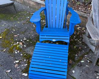 $100. Another Adirondack chair and foot rest.