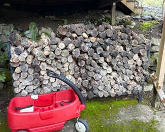 Wood for sale best offer.  Toy wagon for sale during in person shopping.