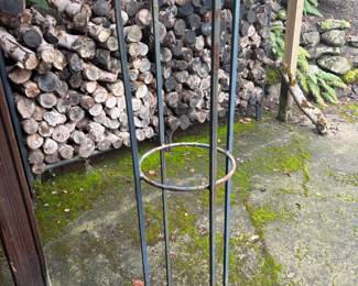 $140. Garden tuteur.  57 inches high by 9.5 inches in diameter.