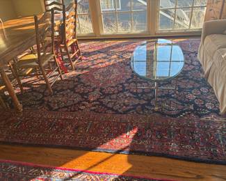 $3600.  Beautiful antique Persian carpet. 9 feet 11 1/2 inches wide by 16 feet 9 1/2 inches long. Beautiful condition.  Newly cleaned.  