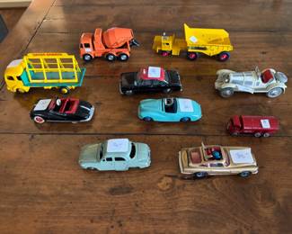 Collectible matchbox, Dinky and others cars for sale during in person shopping Friday and Saturday.
