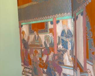 Photo of the other side of the screen in the previous photo.