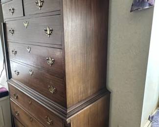 Henkel Harris Mahogany Highboy Dresser second image
