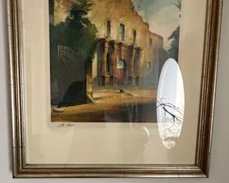 The Alamo Print by Al Mettel