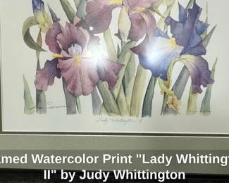 Framed Watercolor Print Lady Whittington II by Judy Whittington second image
