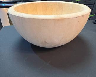 Large Wooden Dough Bowl Munising