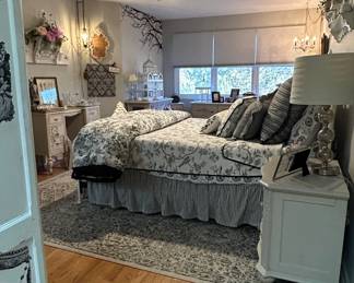 French Country Toile Bedding Set