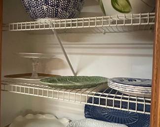 Assorted Ceramic and Glass Serving Dishes