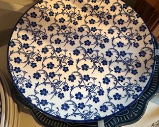 Danny Home Blue Floral Plate