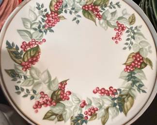 Restoration Hardware Festive Berry Salad Plate