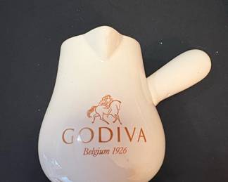 Godiva Belgium Ceramic Creamer Pitcher