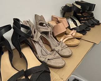 Assorted Womens Sandals and Wedges including Dolce Vita and Vince Camuto