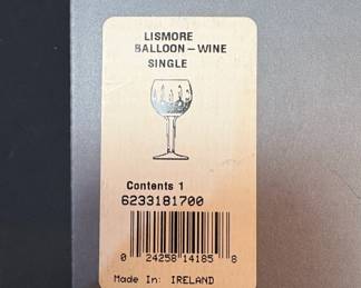 Waterford Crystal Lismore Balloon Wine Glass B second image