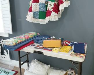 Fabric! And quilting pieces from French Connection in Pittsboro, NC