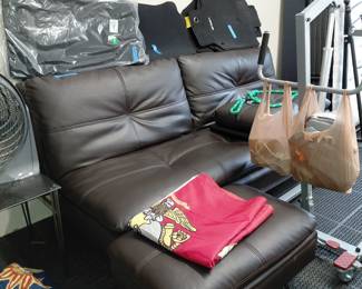 Beautiful leather futon!
