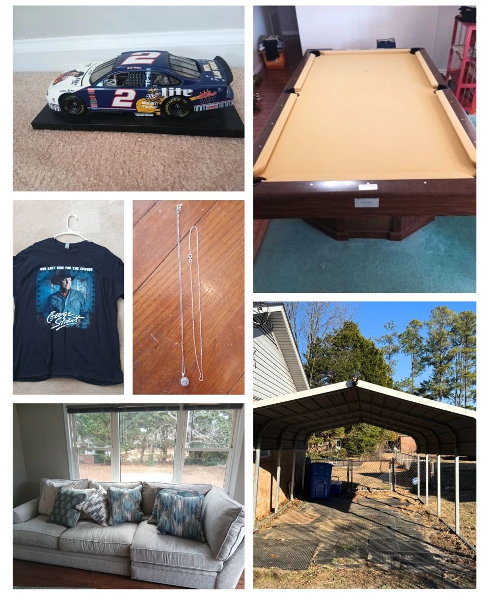 White Beige Tropical Villa Photo Collage Instagram Post